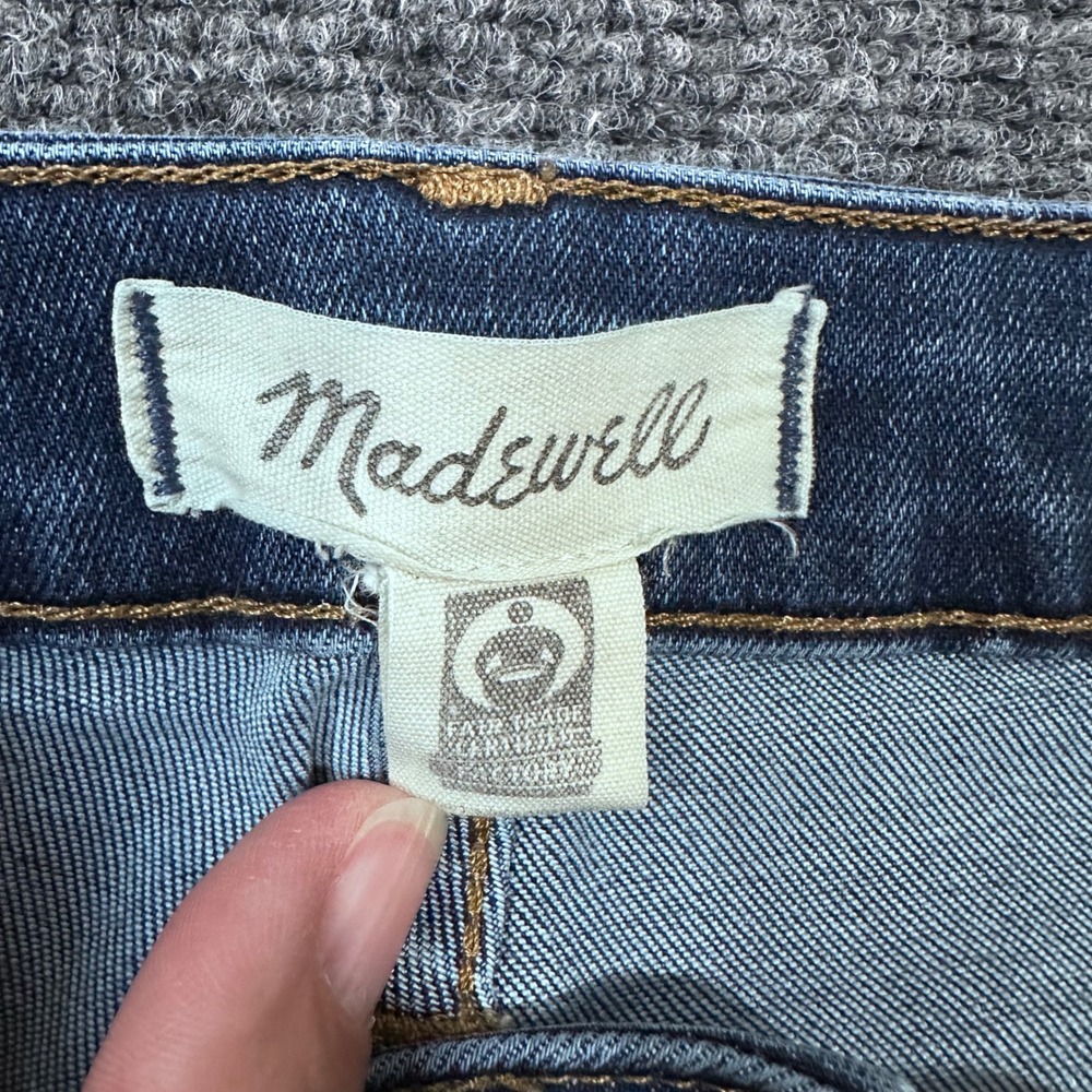Madewell Curvy High-Rise Skinny Jeans Size 29 Medium Wash Blue Tencel Blend - Picture 6 of 8